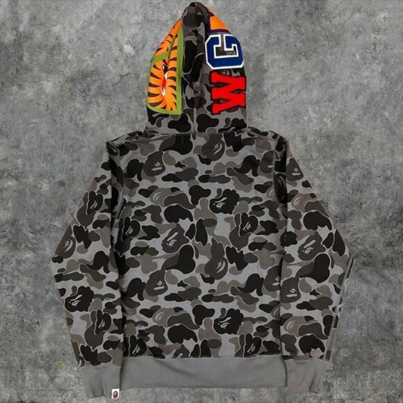 Black bape hoodie large new - Picture 4 of 9